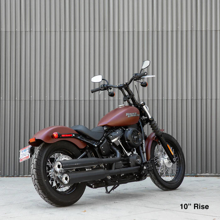 BILTWELL Risers - Murdock - 10" - Black 6403-201-10
