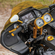 ARLEN NESS Lever Set - Method - Gold - '96-'17 Big Twin (FLST / FXD) - 530-026 - PartsOutlet.com.au