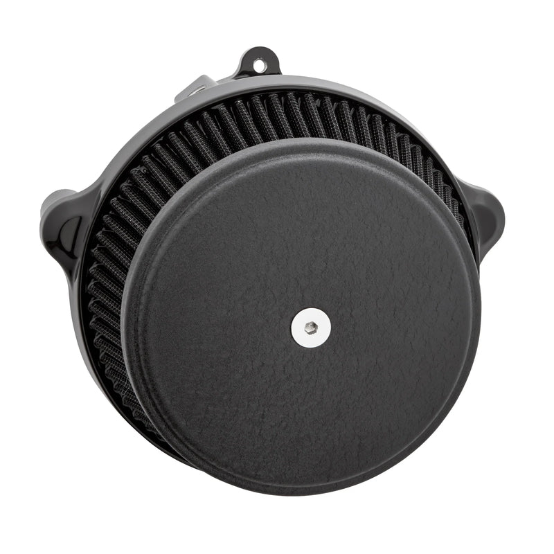 ARLEN NESS Big Sucker Stage 1 Air Cleaner Kit with Cover - Smooth - Wrinkle Black - Touring '24+ & Softail 25+ - 600-303