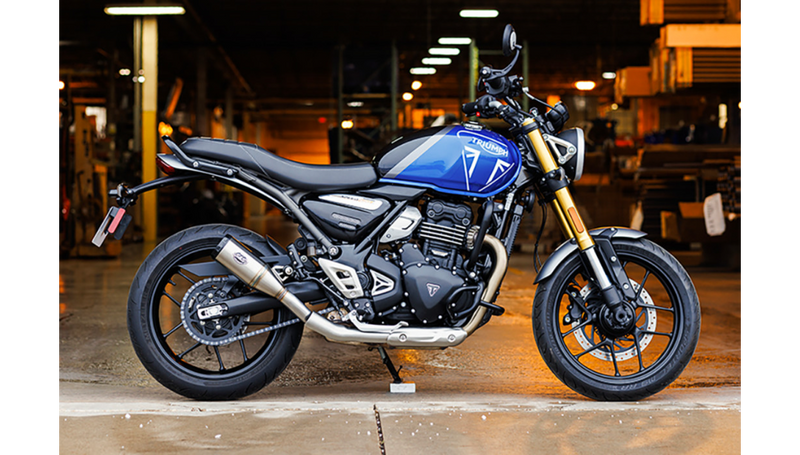 S&S CYCLE Grand National Slip-On Muffler - Stainless Steel - Speed 400 & Scrambler 400 - '24-'25 - 550-1143