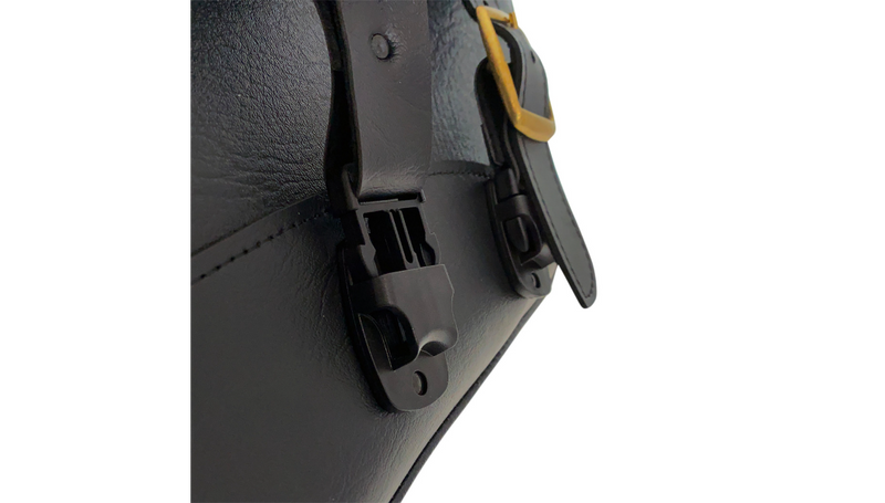 WILLIE & MAX LUGGAGE Brass Monkey Saddlebags - Slant - Brass - Small - 59588-08