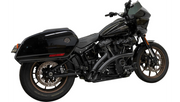 BASSANI XHAUST Radial Sweeper Exhaust - Black - 2018-2021 Fat Bob, Boy, Breakout, Street Bob, Slim and FXDR - 1S21FB - PartsOutlet.com.au