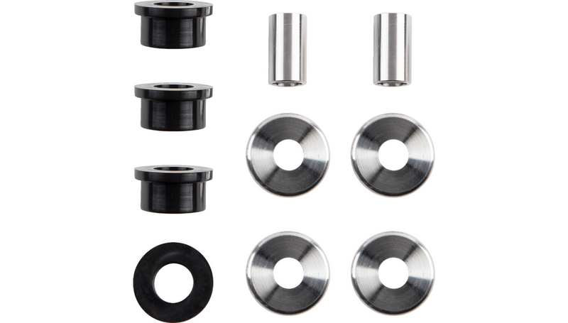 LA CHOPPERS Bushings - Riser - Polyurethane - Polished - Harley-Davidson '73-'17 - LA-7400-90