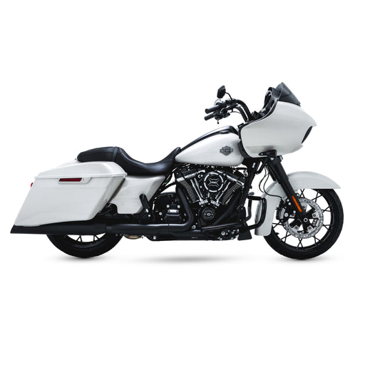 VANCE & HINES Blackslash 450 Slip-On Mufflers - Black - '17-'23 FL - 46764 - PartsOutlet.com.au