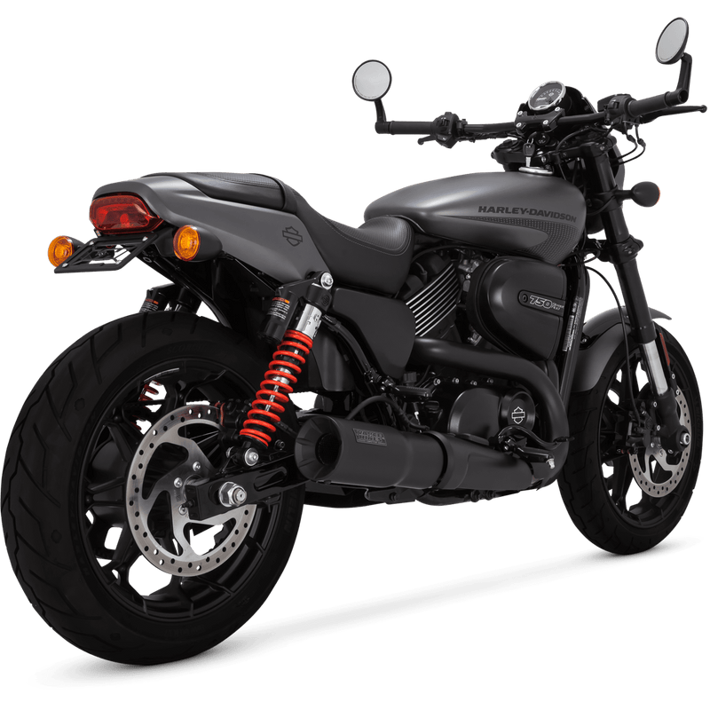 VANCE & HINES Black High Output Muffler - XG/A - Harley-Davidson 2015-2019 - 47943 - PartsOutlet.com.au