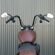 BILTWELL Handlebar - Ape Hanger - TBW - Black - TBW W/ INSERT - 6004-2017 - PartsOutlet.com.au