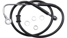 DRAG SPECIALTIES Brake Line - FLSTC '15-'17 - Black 618299-BLK - PartsOutlet.com.au