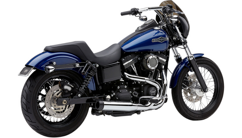 COBRA El Diablo Exhaust System - Chrome - 3-1/2" - FXD '06-'11 - 6496