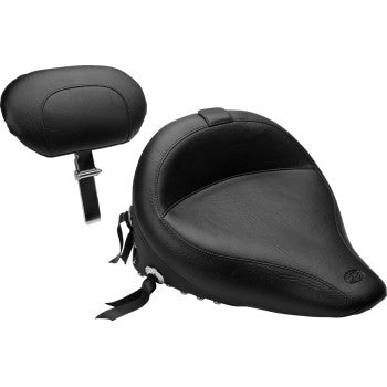MUSTANG Wide Studded Seat - Driver's Backrest - Harley-Davidson '00-'06 - Softail - 79120