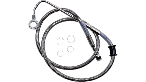 DRAG SPECIALTIES Brake Line - FLSTC '15-'17 - Stainless Steel 618299 - PartsOutlet.com.au