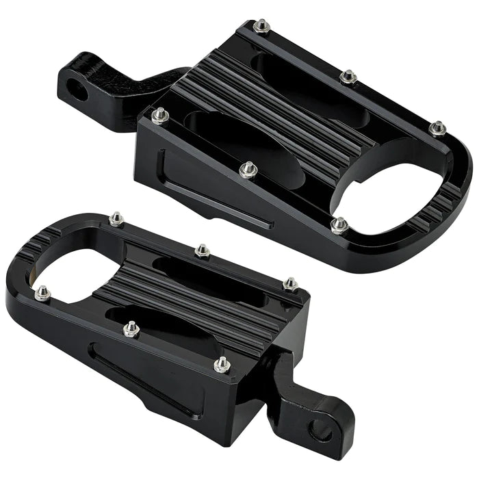 BILTWELL XL Step Footpegs - Black 7006-203-02