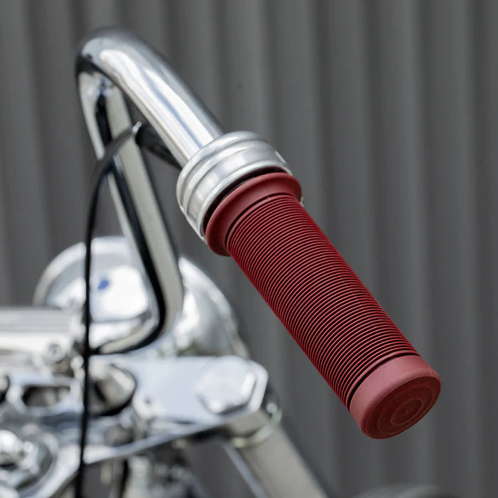 BILTWELL Grips - Kung Fu - 1" - Oxblood 6701-0301