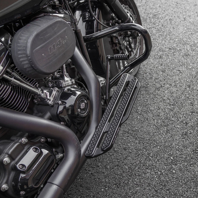 ARLEN NESS METHOD® FLOORBOARDS, BLACK - 18-up M8 SOFTAIL - 410-018 - PartsOutlet.com.au