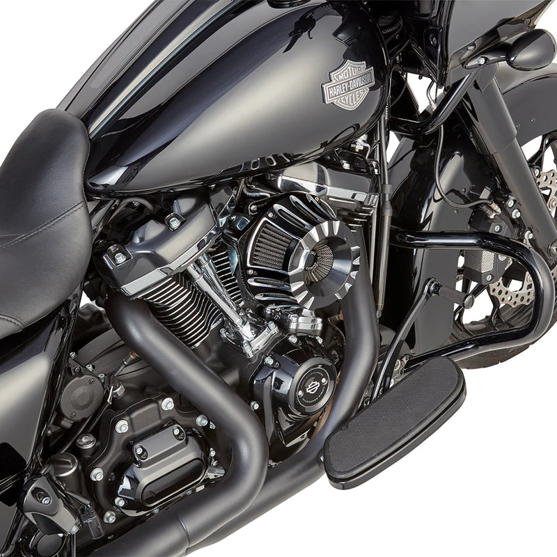ARLEN NESS DEEP CUT® INVERTED SERIES AIR CLEANER, BLACK - 91-up XL SPORTSTER - 18-931 - PartsOutlet.com.au