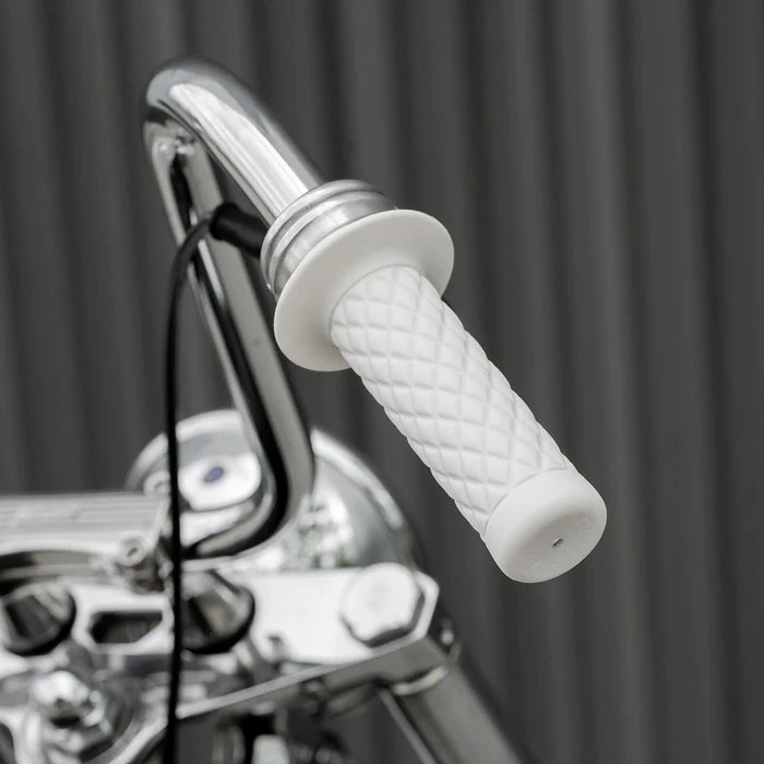 BILTWELL Grips - Thruster - 7/8" - White 6702-0278