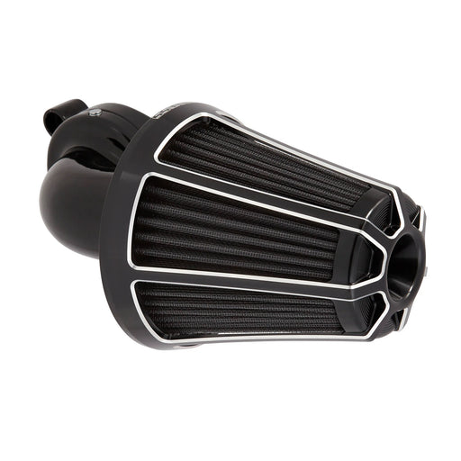 ARLEN NESS BEVELED® MONSTER SUCKER® AIR CLEANER, BLACK - 00-17 TWIN CAM (Exc. FBW & 99-01 FI FLT) - 81-003 - PartsOutlet.com.au