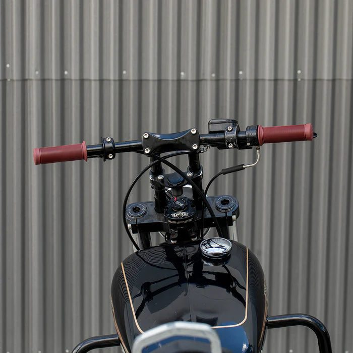 BILTWELL Grips - Kung Fu - 1" - Oxblood 6701-0301