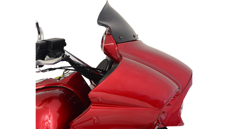 KLOCK WERKS Flare Windshield - 9" - Dark Smoke - Kawasaki '09-'24 - KWW-06-0024