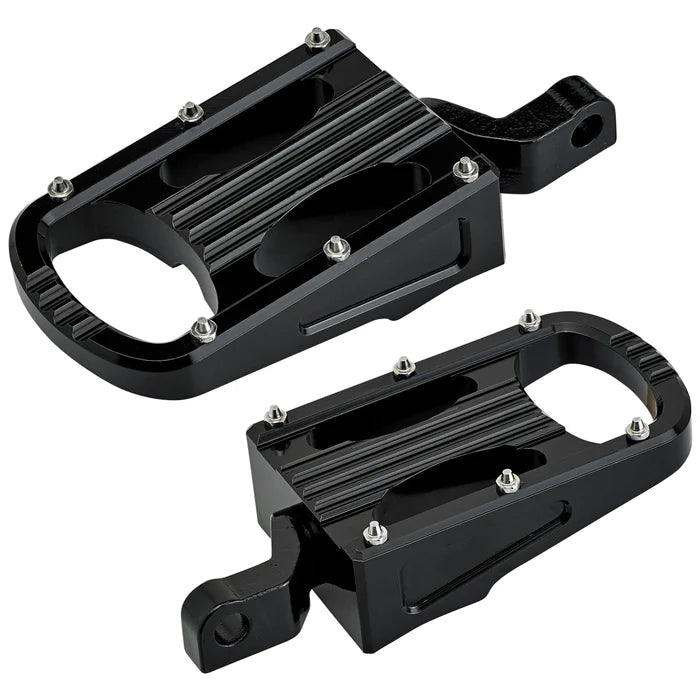 BILTWELL XL Step Footpegs - Black 7006-203-02