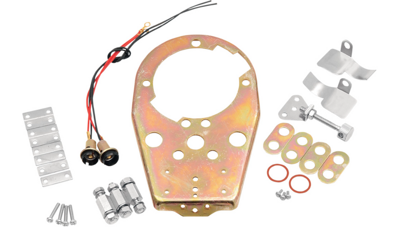 DRAG SPECIALTIES Cat Eye Dash Plate 12-0034B - PartsOutlet.com.au