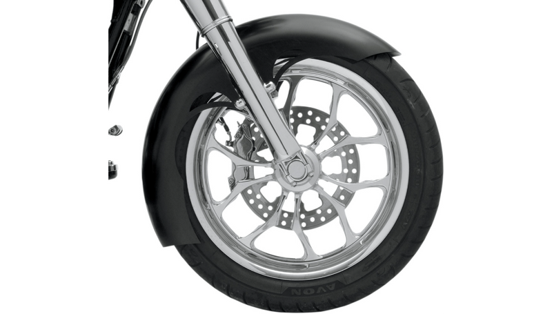 KLOCK WERKS Tude Fender Kit - Steel - Black - 16"-19" - FL '84-'13 - KWF-01-0106