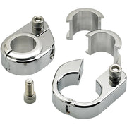 BILTWELL O/S Speed Clamps - Chrome - Straight 6907-105 - PartsOutlet.com.au