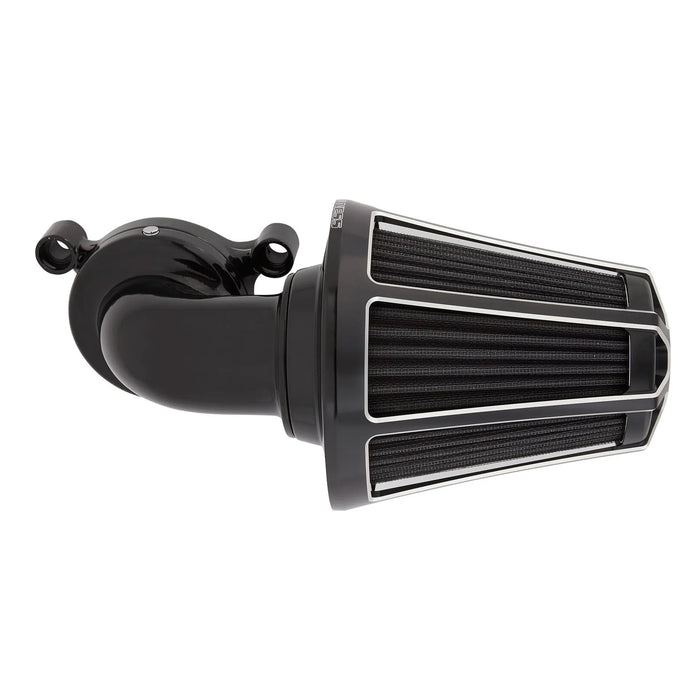 ARLEN NESS BEVELED® MONSTER SUCKER® AIR CLEANER, BLACK - 00-17 TWIN CAM (Exc. FBW & 99-01 FI FLT) - 81-003 - PartsOutlet.com.au