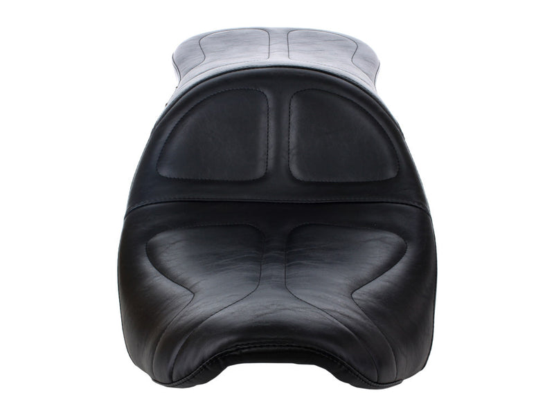 LE PERA Maverick Daddy Long Legs Dual Seat. Fits Softail Deluxe & Heritage Softail Classic 2018up - LYX-910DL - PartsOutlet.com.au