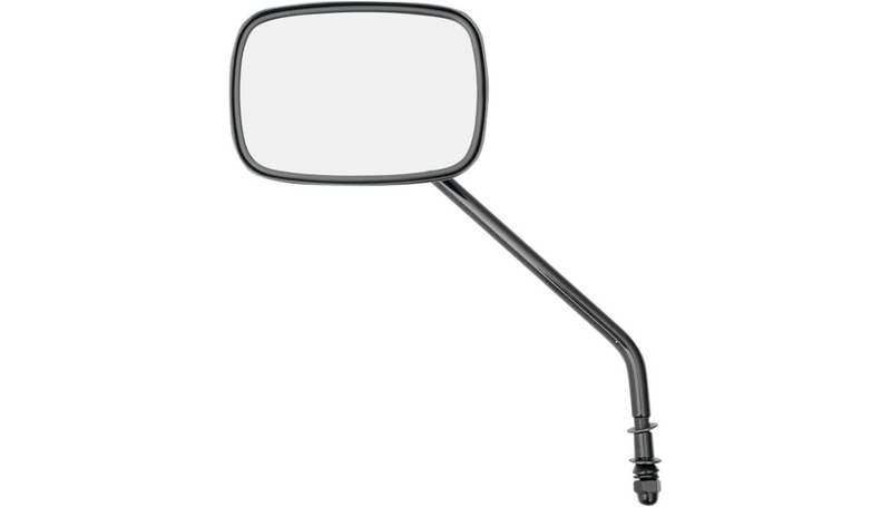 DRAG SPECIALTIES Die Cast Mirror - Long Stem - Black 302110BLK - PartsOutlet.com.au