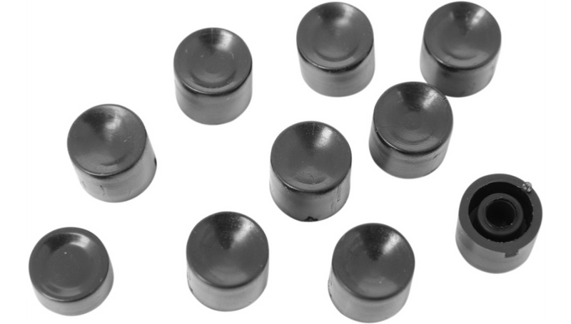 DRAG SPECIALTIES Button Cap - Turn Signal - Long - Black - Harley-Davidson 1972-1981 - 26-0192-BC101 - PartsOutlet.com.au