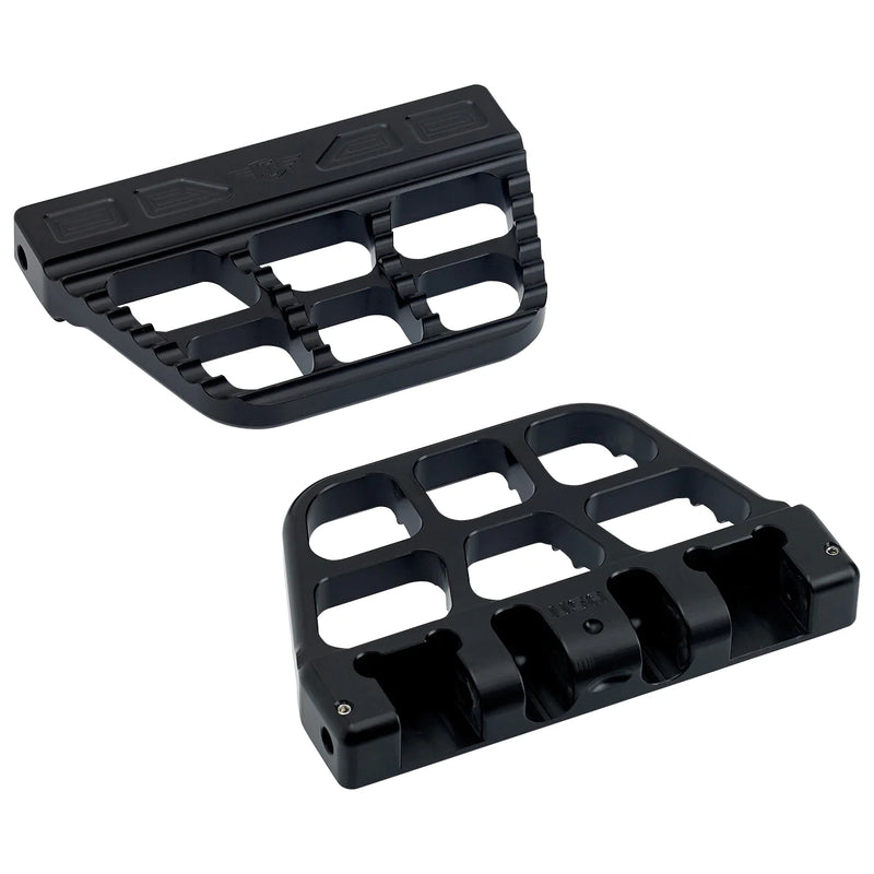 JOKER MACHINE Serrated Passenger Floorboard - Black - '87-'20 FL - 08-645-1B - PartsOutlet.com.au