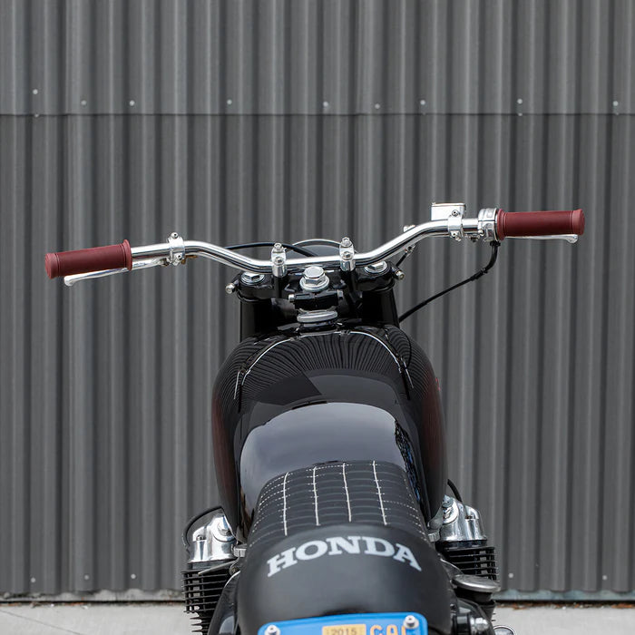 BILTWELL Grips - Kung Fu - 1" - Oxblood 6701-0301
