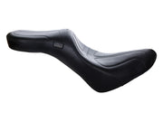 LE PERA Maverick Daddy Long Legs Dual Seat. Fits Softail Deluxe & Heritage Softail Classic 2018up - LYX-910DL - PartsOutlet.com.au