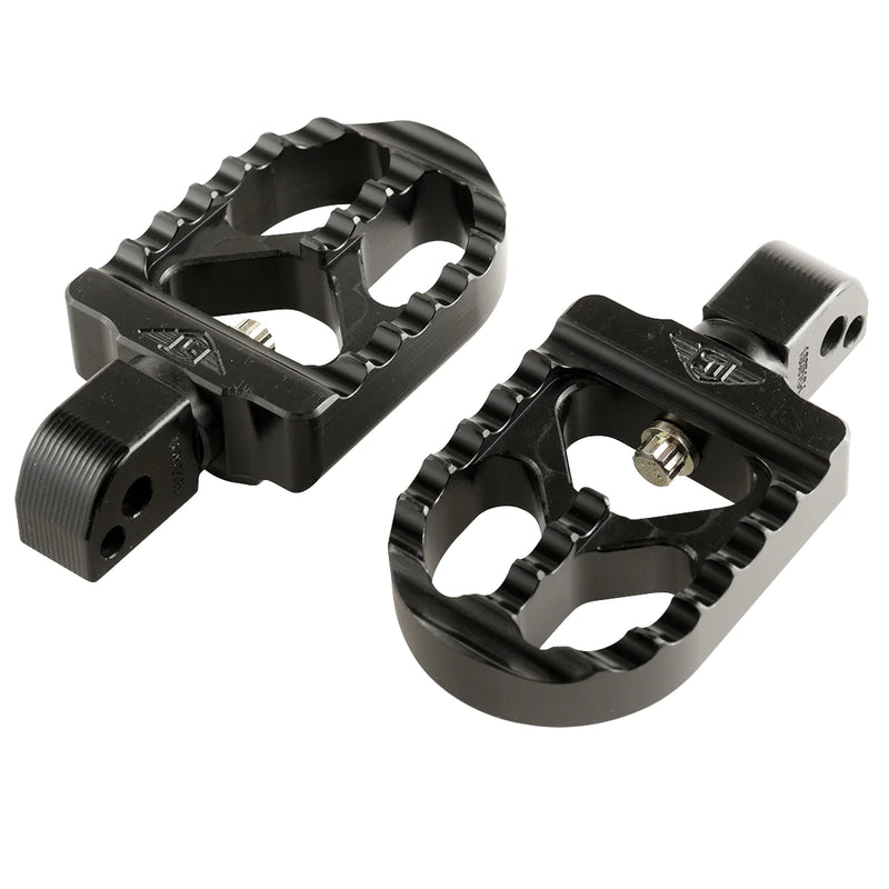 JOKER MACHINE Passenger Peg - Serrated - Black - Short - '18+ Softail - 08-57-7B - PartsOutlet.com.au