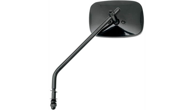 DRAG SPECIALTIES Die Cast Mirror - Long Stem - Black 302110BLK - PartsOutlet.com.au