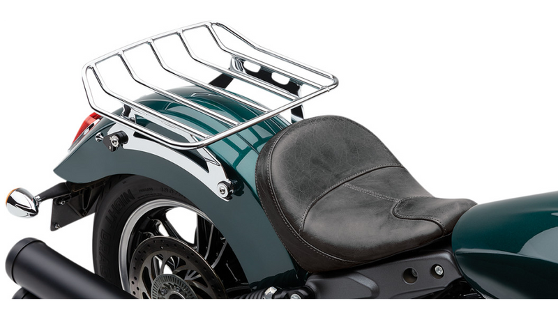 COBRA Detachable Solo Rack - Chrome - Indian '15-'20 Scout 502-2610 - PartsOutlet.com.au