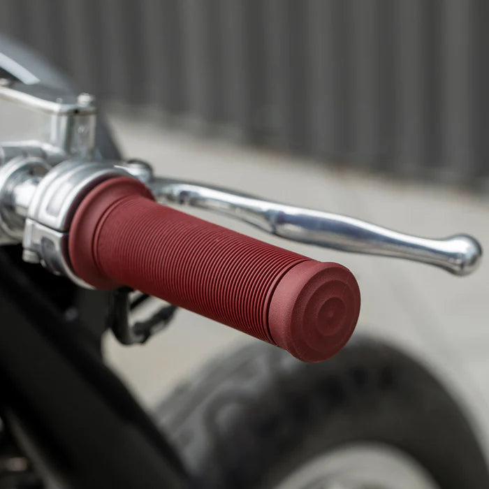 BILTWELL Grips - Kung Fu - 1" - Oxblood 6701-0301