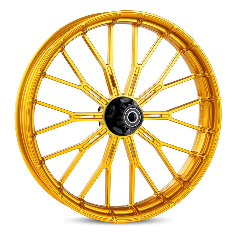 ARLEN NESS Y-SPOKE FORGED WHEELS, GOLD - 19"x3.25" - RIM ONLY - 71-557