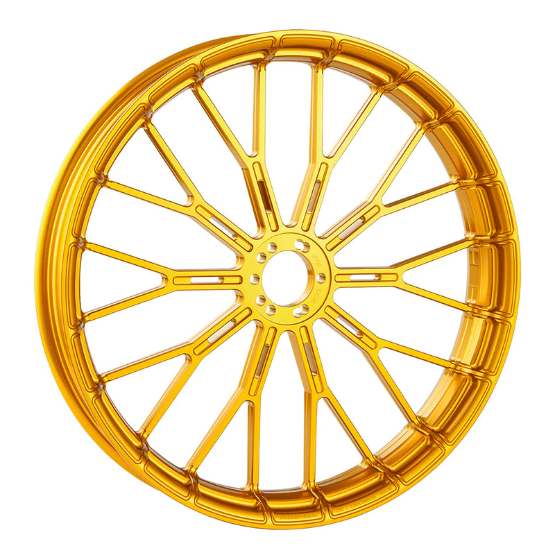 ARLEN NESS Y-SPOKE FORGED WHEELS, GOLD - 19"x3.25" - RIM ONLY - 71-557