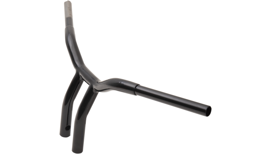 LA CHOPPERS Handlebar - Kage Fighter - One Piece - Bent - 10" - Black LA-7338-10B