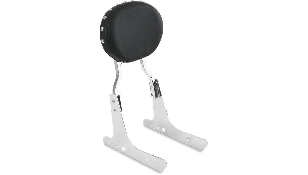 DRAG SPECIALTIES Studded Oval Sissy Bar Pad Black 08220342