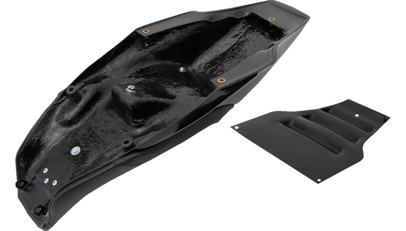 SADDLEMEN Eliminator Seat Kit - Carbon Fiber - Sportster '04-'20 - Z4282 - PartsOutlet.com.au