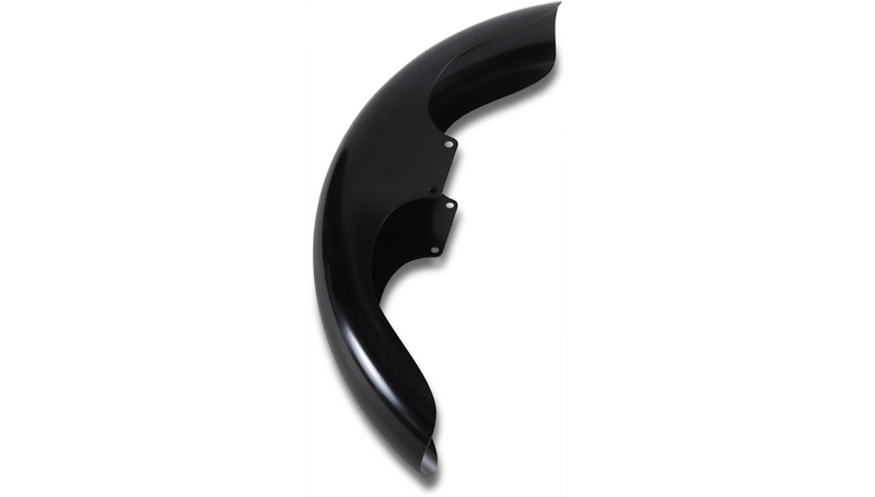 KLOCK WERKS Front Fender - Klub - Black - 19" - Harley-Davidson '91-'05 - KWF-03-0004
