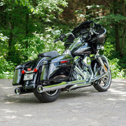 S&S CYCLE Mk45 TOURING MUFFLER for 1995–2016 TOURING MODELS—Chrome with Chrome Tracer End Cap 550-0624 - PartsOutlet.com.au