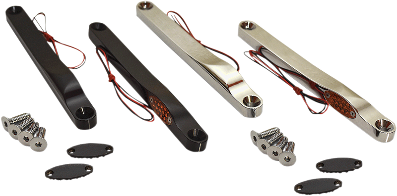 PRO-ONE PERF.MFG. LED Front Turn Signal Lights - Black 909110B