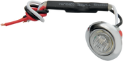 PRO-ONE PERF.MFG. Mini Marker Light - Dual Function - Red LED - Clear Lens 402230