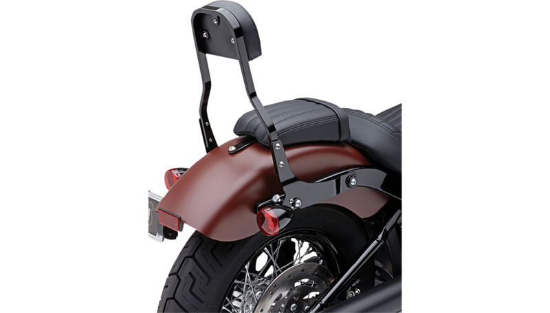 COBRA Backrest Kit - 14" - Black - '06-'17 Dyna - 602-2044B