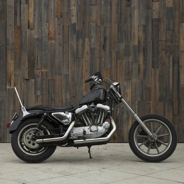 BILTWELL Handlebar - Rebar - Slotted - Black 6201-2016 - PartsOutlet.com.au