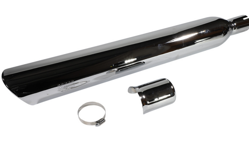 COBRA 909 Twin Muffler for FLSB '18-'21 - Chrome 6520 - PartsOutlet.com.au