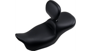 LE PERA Maverick Daddy Long Legs Seat - Tall - Backrest - Smooth - FLH '08+ LK-957DLTBRS - PartsOutlet.com.au